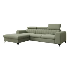 Fanoe - Hoekbank 3-zits met chaise longue - Stof groen - Links