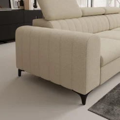 Fanoe - Hoekbank 3-zits met chaise longue - Stof beige - Rechts