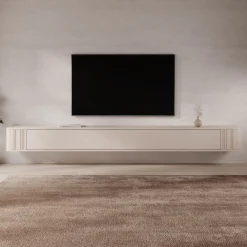Fermano - TV-Meubel - Beige - 300x31x30 cm
