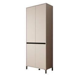 Finta - Schoenenkast - Beige - 80x40x206 cm