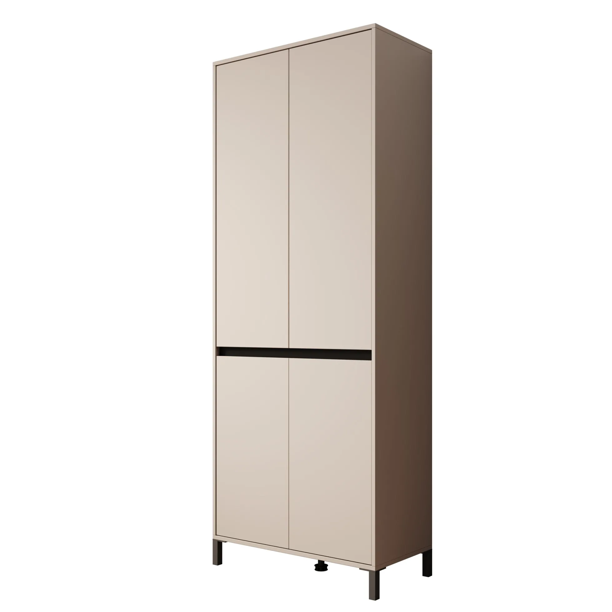 Finta - Schoenenkast - Beige - 80x40x206 cm
