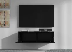 Flame - TV-Meubel - Mat zwart - 100 cm