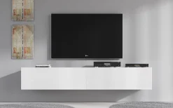 Flame XL - TV-Meubel - Wit - 180 cm