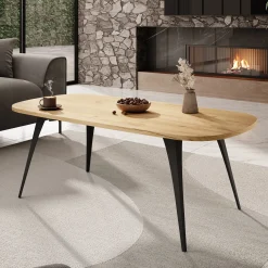 Flix - Salontafel - Eiken - 120x60x45 cm