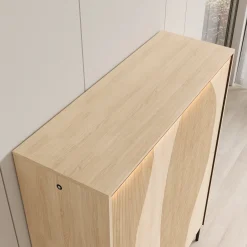 Fontello - Dressoir - Eikenpatroon - 112x40x148 cm