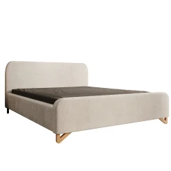Fortaleza - Tweepersoonsbed - Stof beige - 160x200 cm