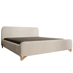 Fortaleza - Tweepersoonsbed - Stof beige - 180x200 cm