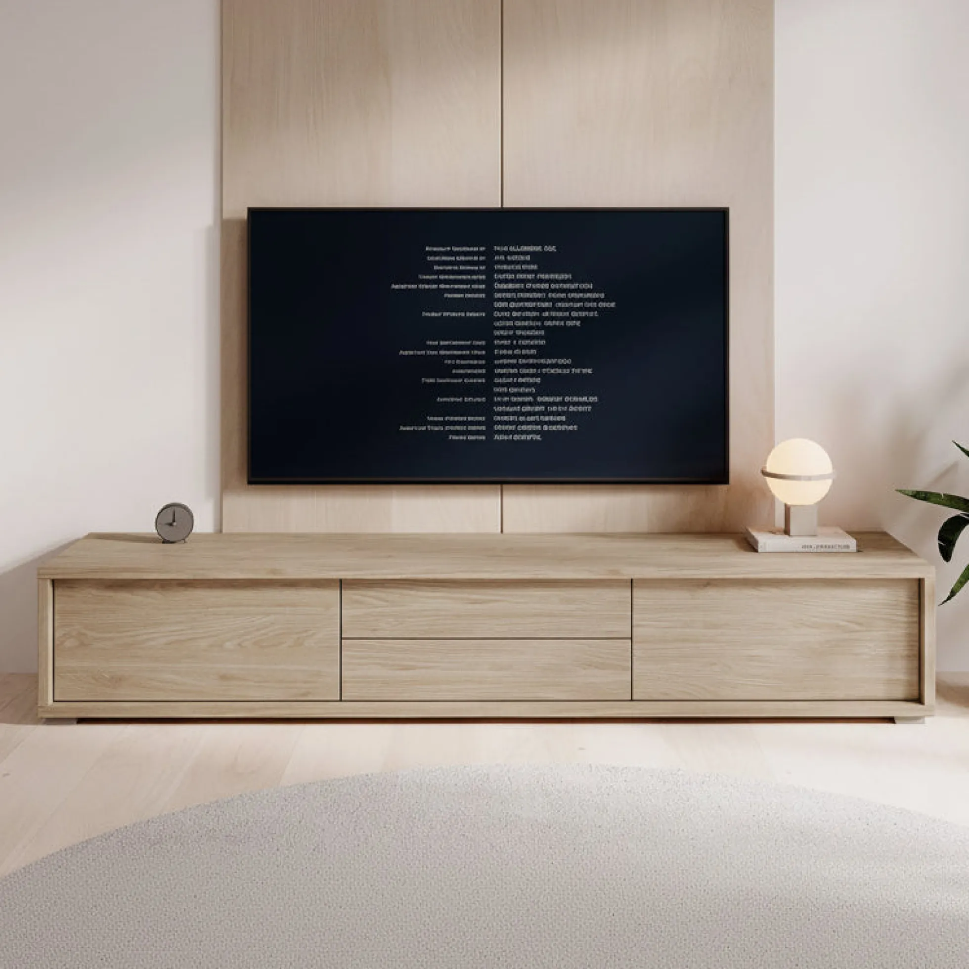 Fortunato - TV-Meubel - Eiken - 180 cm