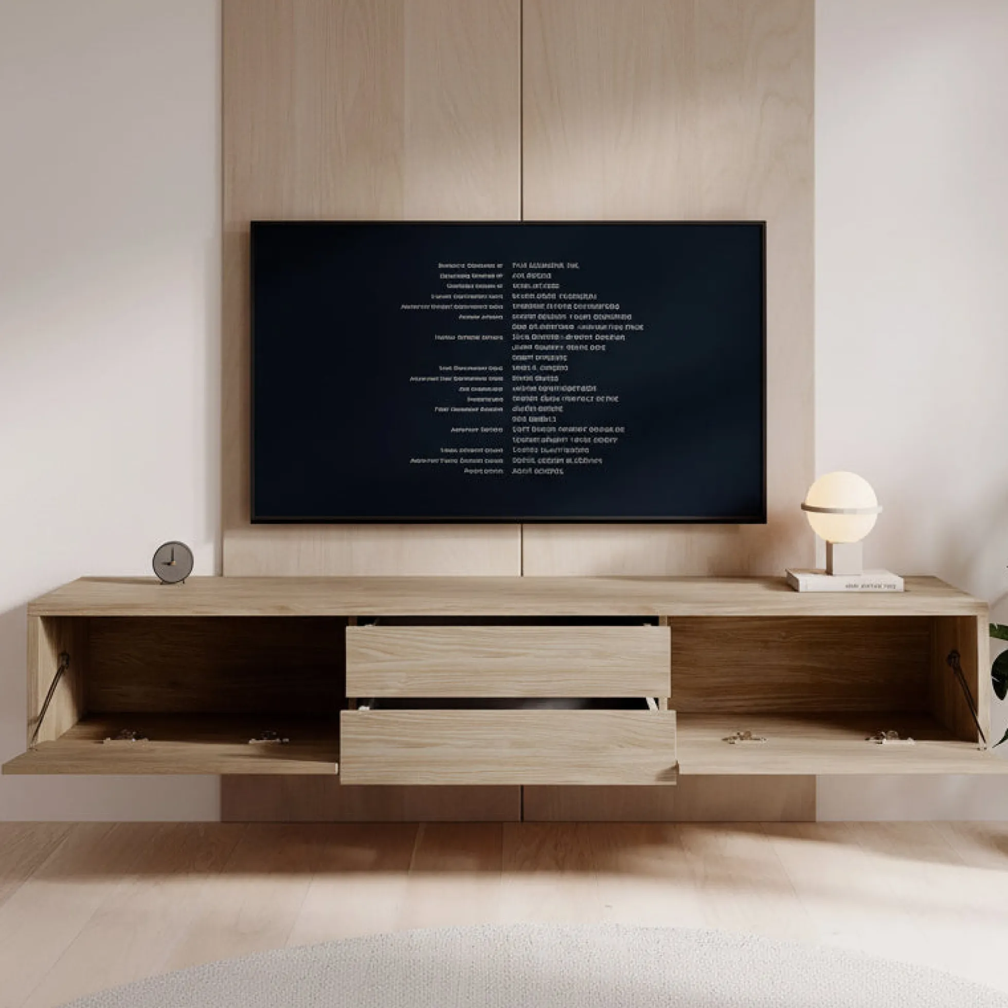 Fortunato - TV-Meubel - Eiken - 180 cm