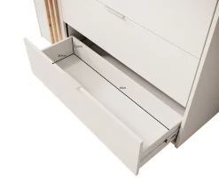 Franklin - Dressoir - Wit - 125x35x80 cm