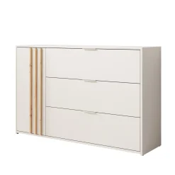 Franklin - Dressoir - Wit - 125x35x80 cm