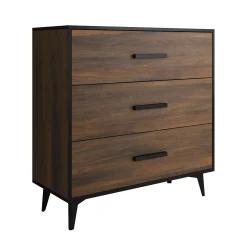 Frey - Ladekast - Donker eiken/zwart - 91x40x95 cm