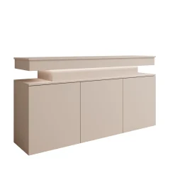 Galan - Dressoir met LED - Beige - 160x39x83 cm