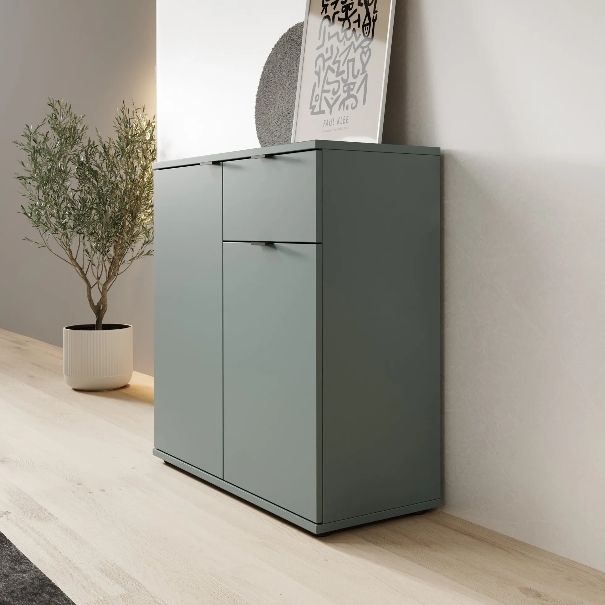 Galeno 2 - Dressoir - Groen - 80x34x82 cm