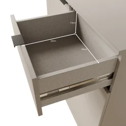Galeno 2 - Dressoir - Groen - 80x34x82 cm