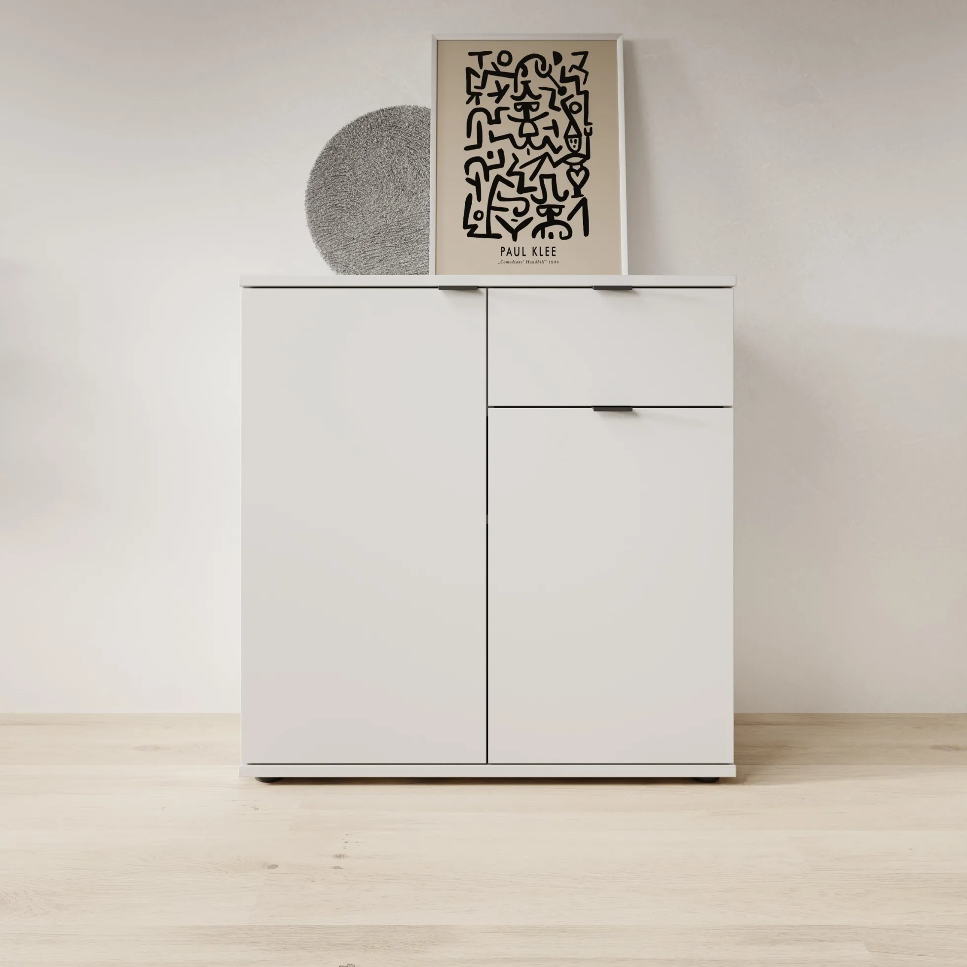 Galeno 2 - Dressoir - Lichtgrijs - 80x34x82 cm