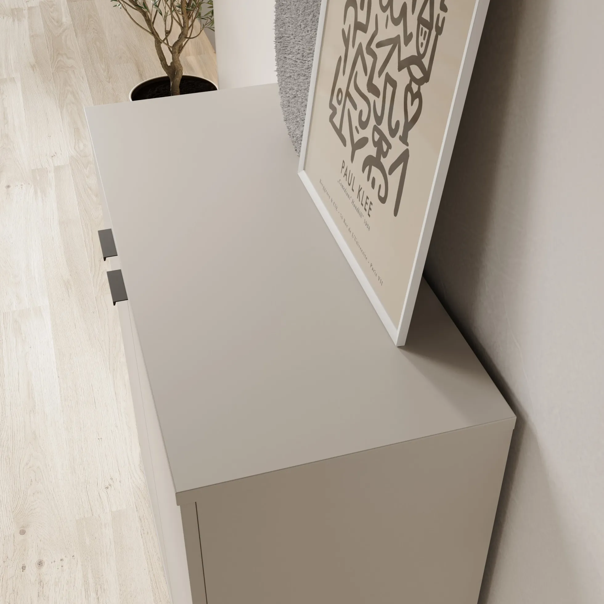 Galeno - Dressoir - Beige - 80x34x82 cm