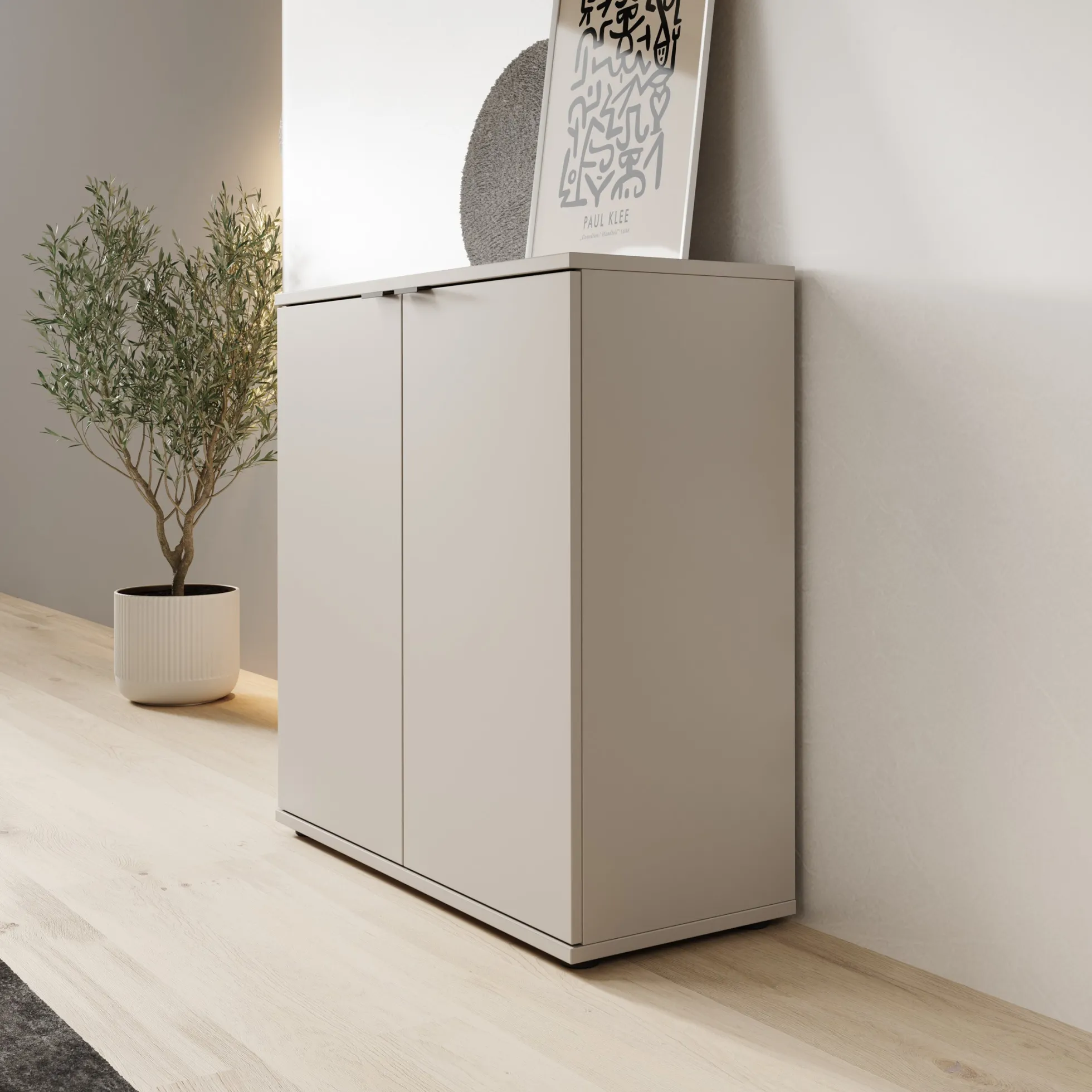 Galeno - Dressoir - Beige - 80x34x82 cm
