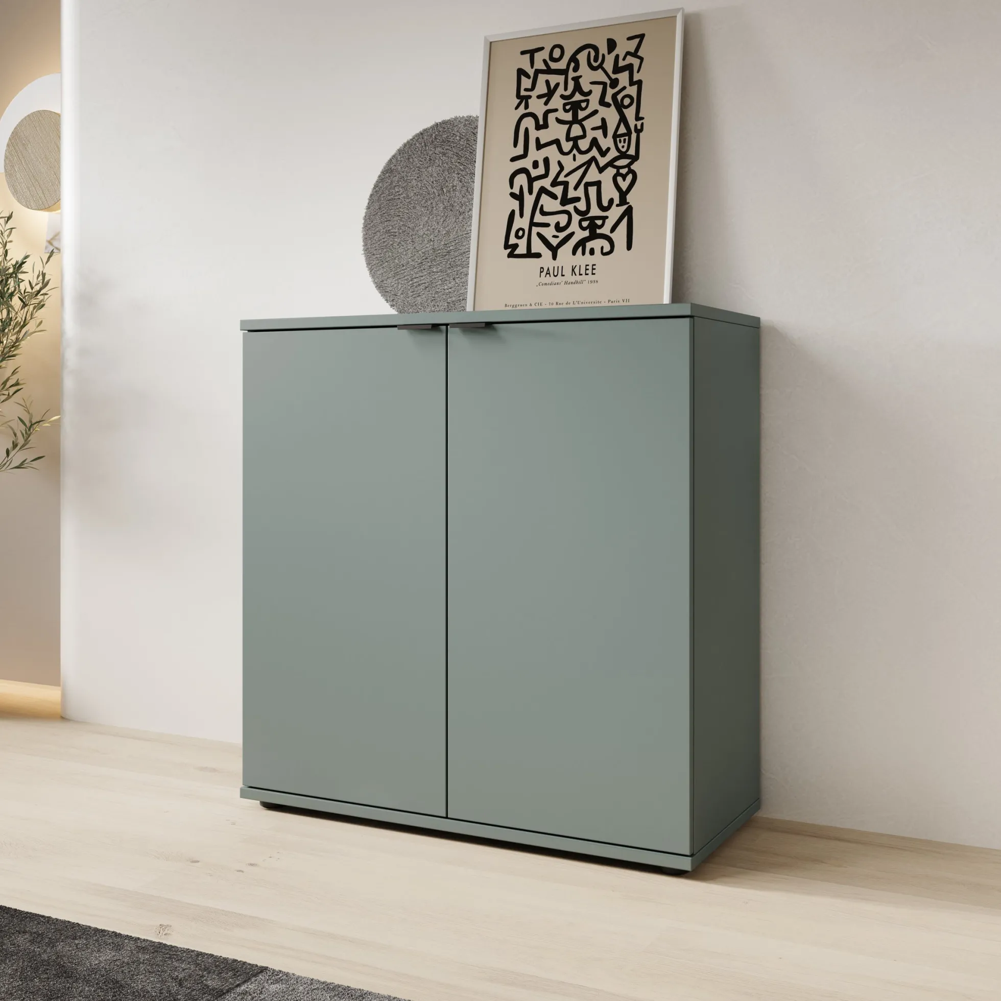 Galeno - Dressoir - Groen - 80x34x82 cm