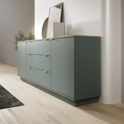 Galeno - Dressoir - Groen - 225x41x86 cm
