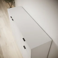 Galeno - Dressoir - Lichtgrijs - 120x34x82 cm