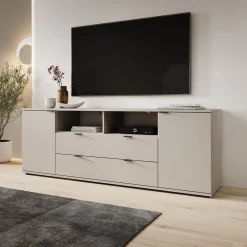 Galeno - TV-Meubel - Beige - 180x41x63 cm