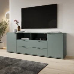 Galeno - TV-Meubel - Groen - 180x41x63 cm