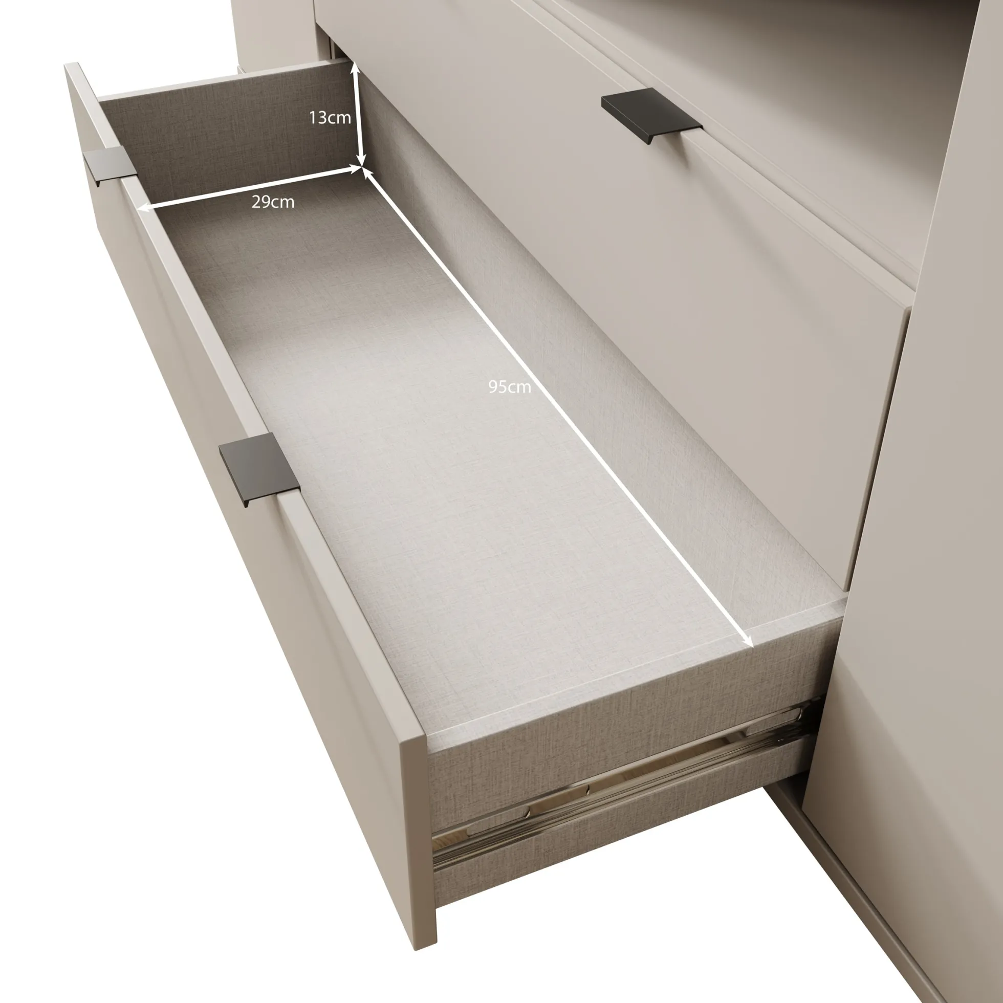 Galeno - TV-Meubel - Groen - 180x41x63 cm