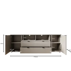 Galeno - TV-Meubel - Groen - 180x41x63 cm