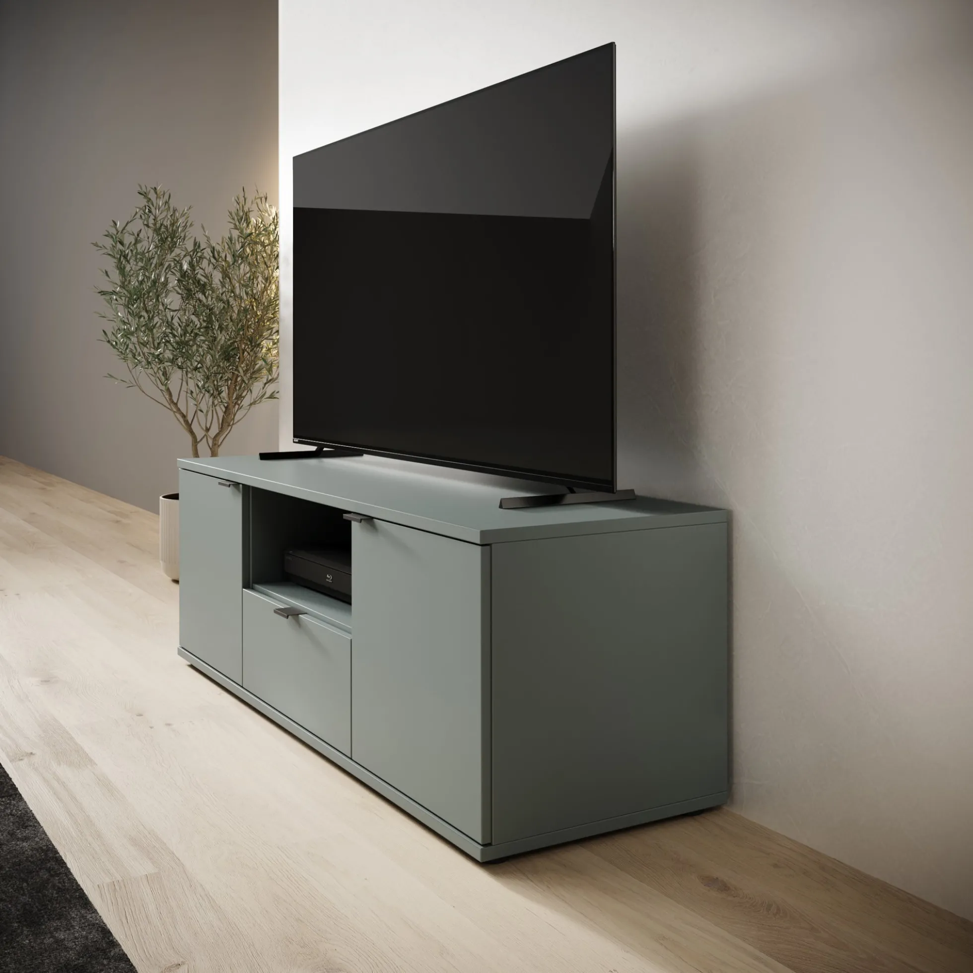 Galeno - TV-Meubel - Groen - 130x41x44 cm