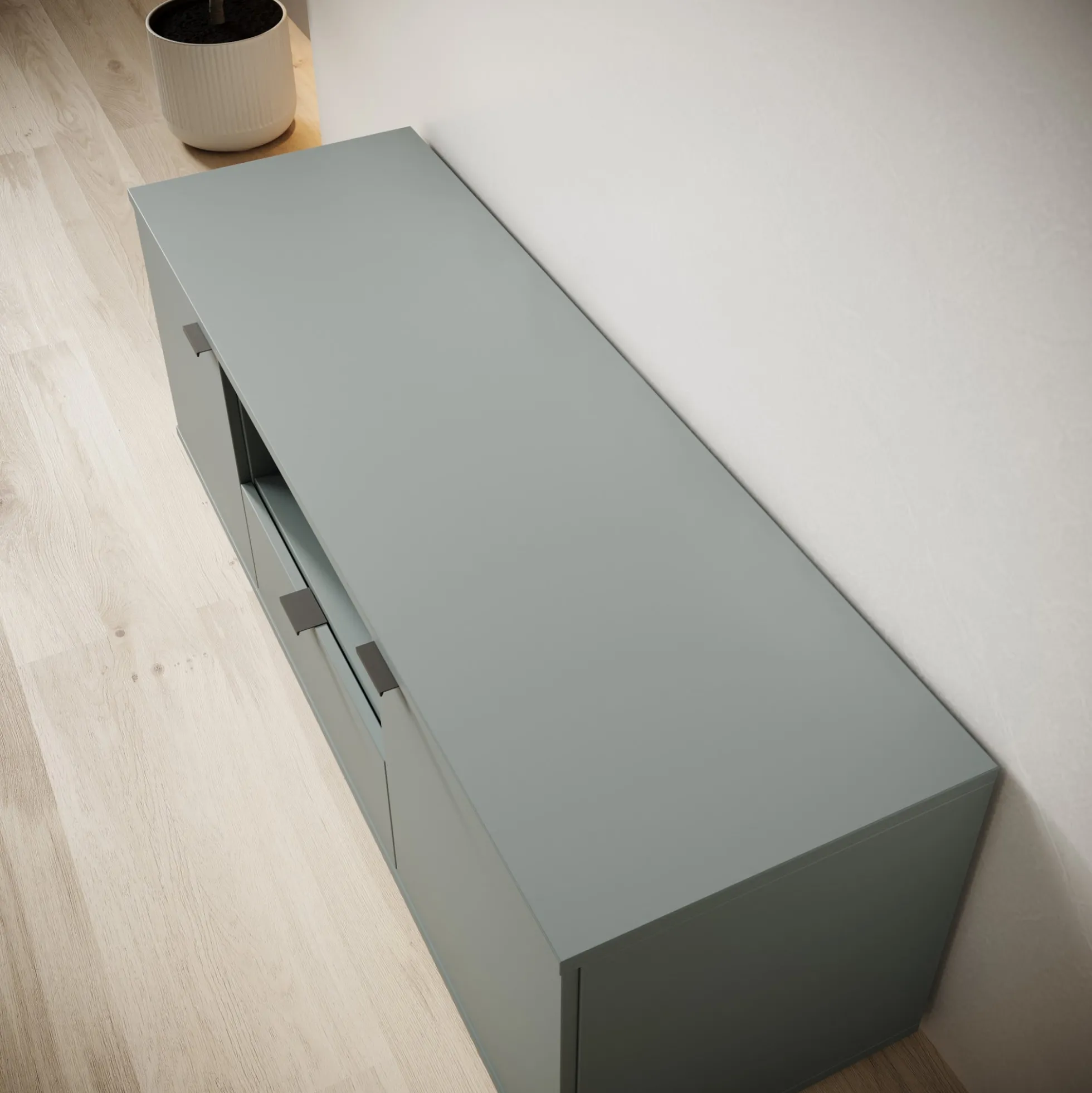 Galeno - TV-Meubel - Groen - 130x41x44 cm
