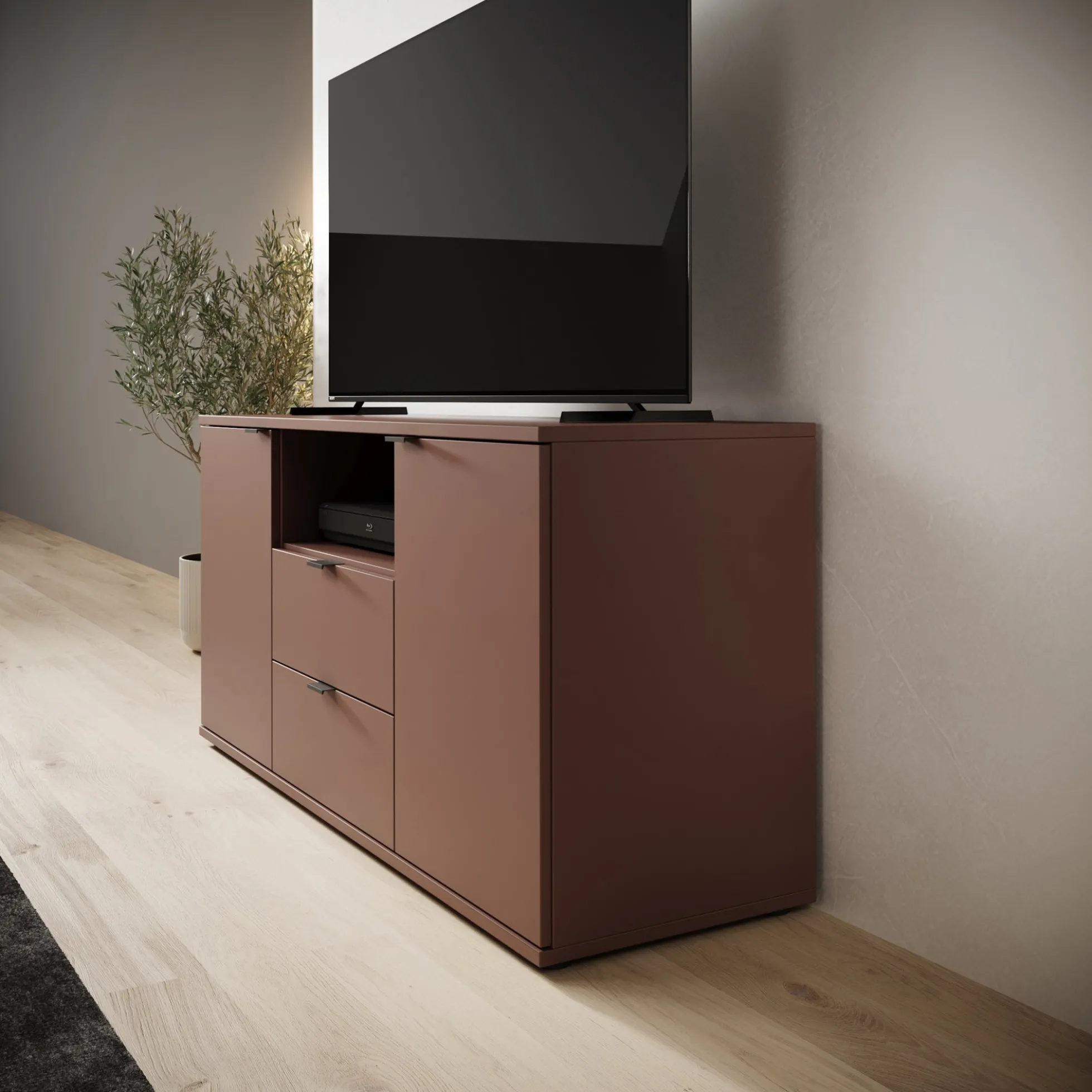 Galeno - TV-Meubel - Oudroze - 130x41x63 cm