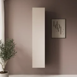 Gelvio - Vitrinekast - Beige - 35x32x168 cm