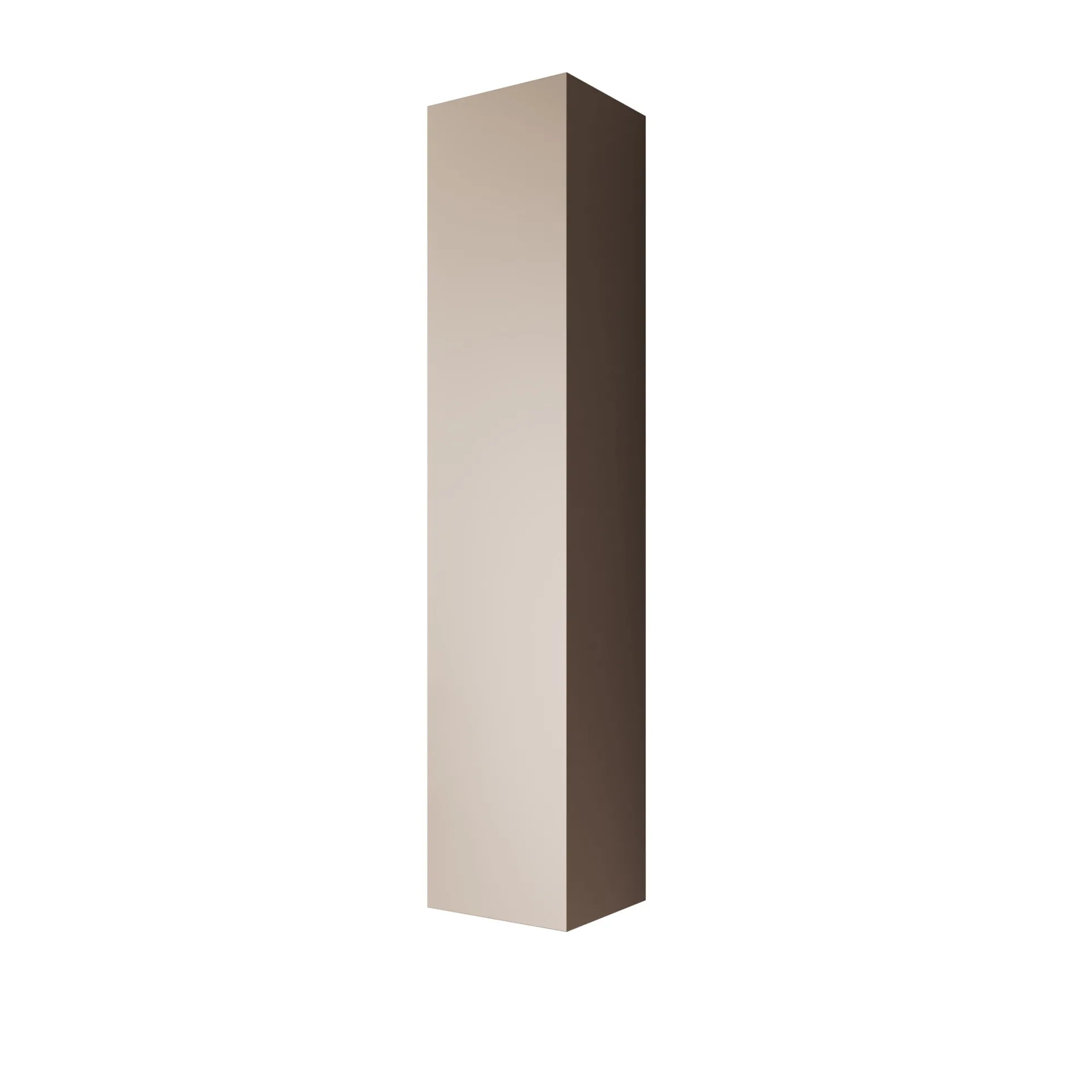 Gelvio - Vitrinekast - Beige - 35x32x168 cm
