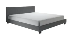 George - Tweepersoonsbed - Stof grijs - 180x200 cm