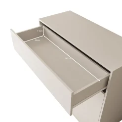 Gideon - Dressoir - Beige - 100x40x93 cm