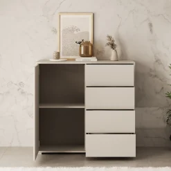 Gideon - Dressoir - Beige - 100x41x93 cm