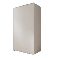 Gideon - Kledingkast 2-deurs - Wit - 100x59x178 cm
