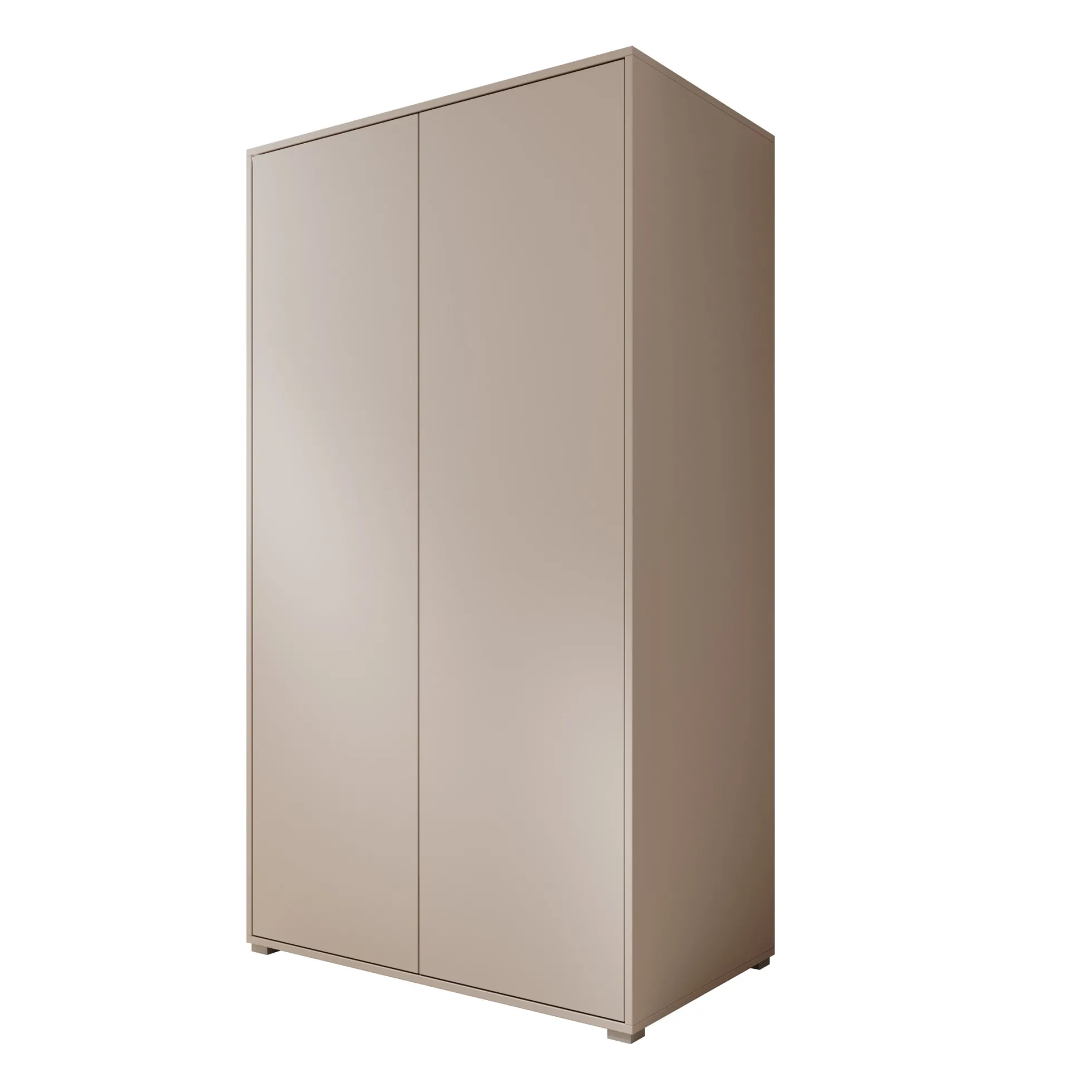 Gideon - Kledingkast 2-deurs - Beige - 100x59x178 cm
