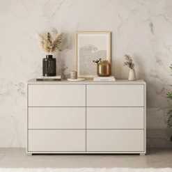 Gideon - Ladekast - Beige - 120x41x73 cm