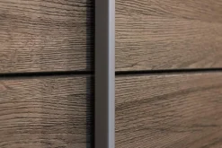 Gina - Kledingkast met schuifdeuren - Eiken - 270x61x210 cm