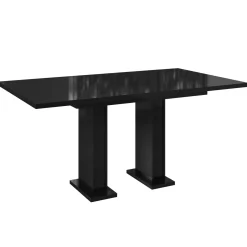 Glamour - Eetkamertafel - Zwart - 120x80x76 cm