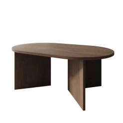 Glenne - Salontafel - Donker eikenpatroon - 110x65x42 cm