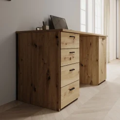 Glymp - Bureau - Eikenpatroon - 145x60x75 cm