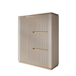 Harper - Dressoir - Beige - 106x40x131 cm