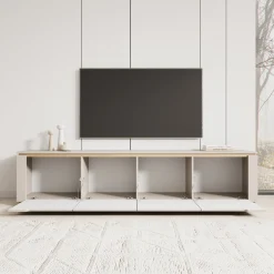 Harper - TV-Meubel - Beige - 219x40x50 cm