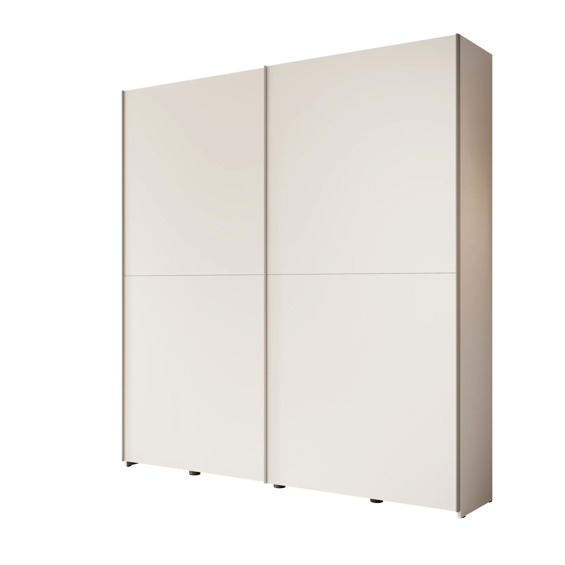 Helvar - Kledingkast met schuifdeuren - Wit - 200x39x211 cm