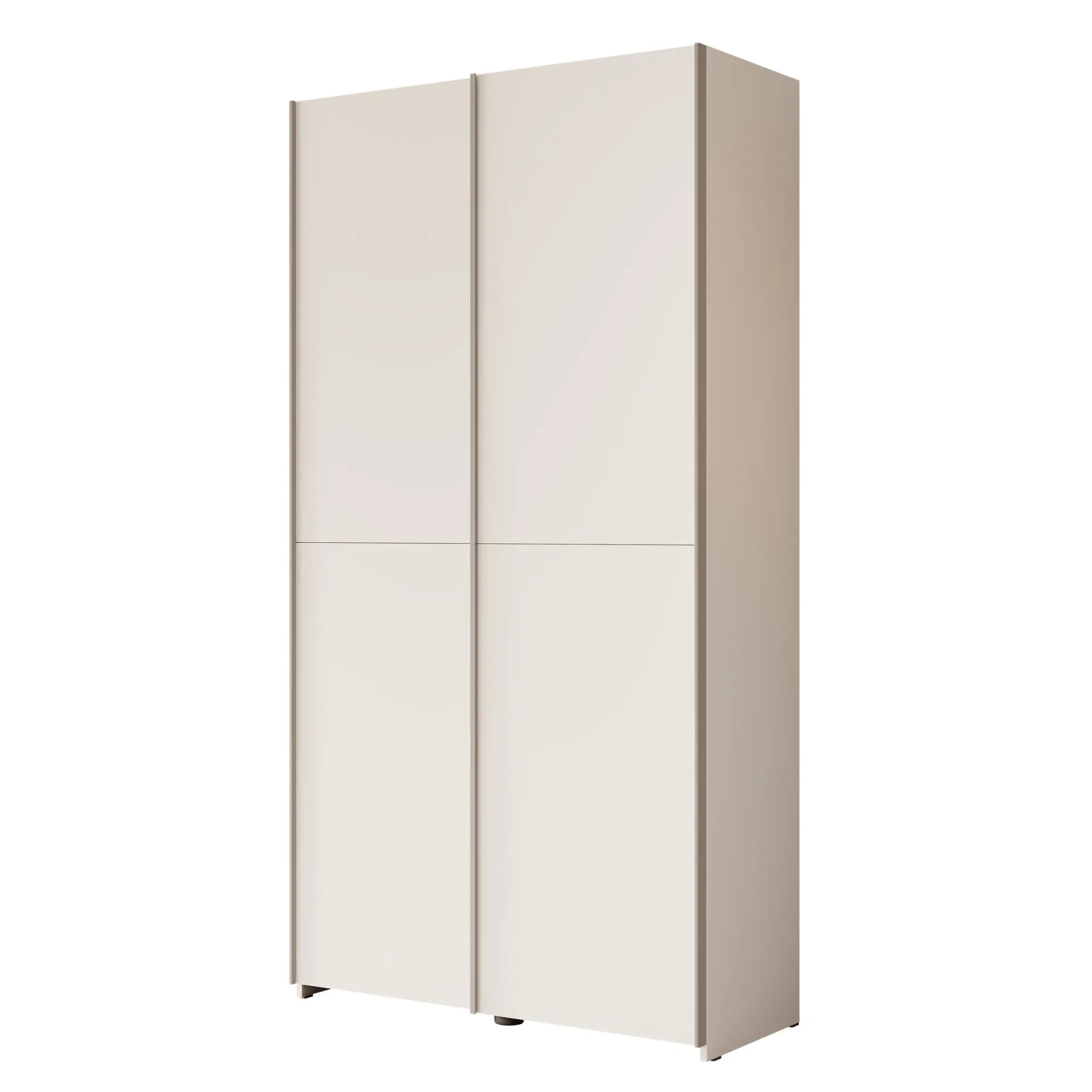 Helvar - Kledingkast met schuifdeuren - Wit - 100x39x191 cm
