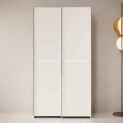 Helvar - Kledingkast met schuifdeuren - Wit - 100x39x191 cm