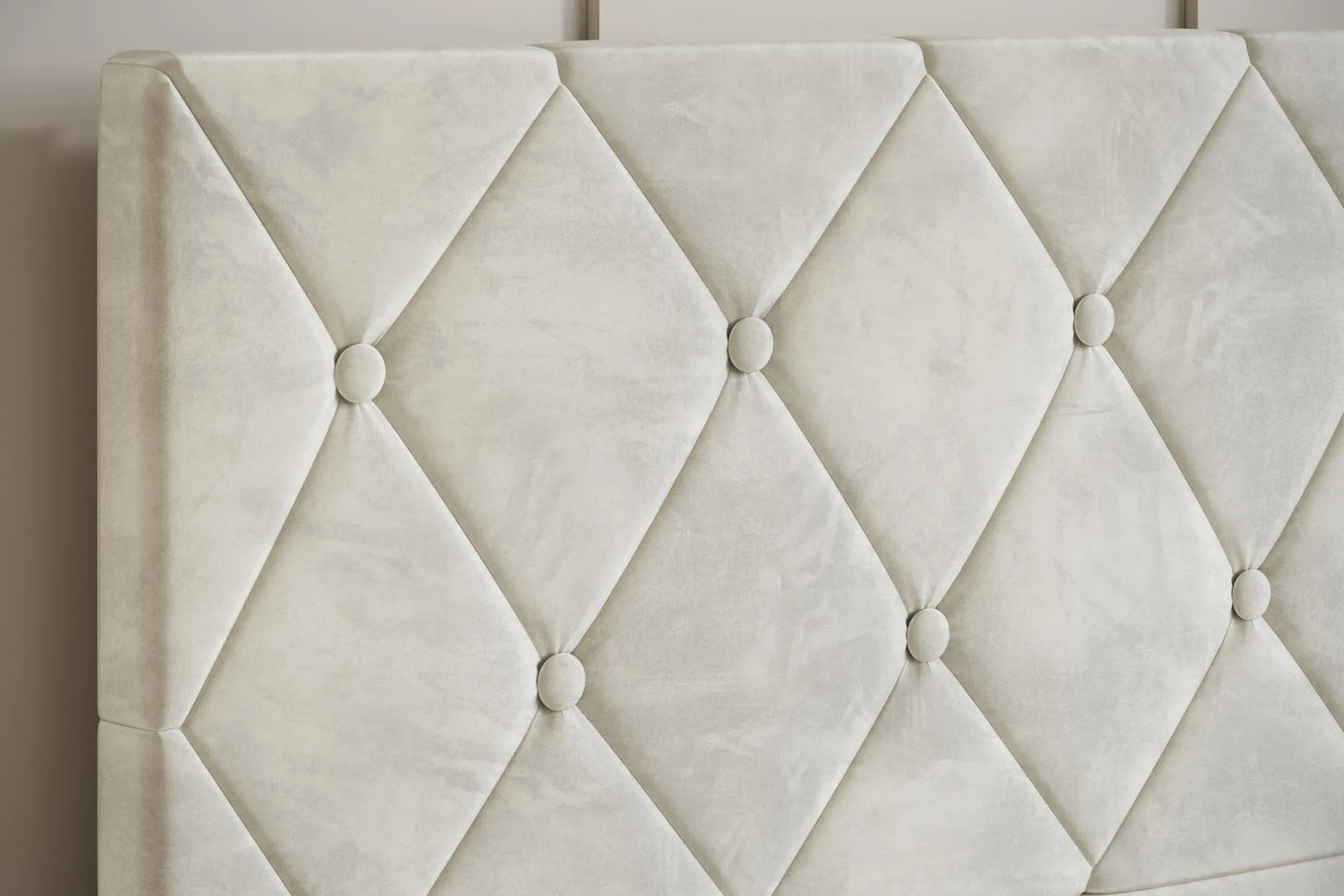 Hernandez - Eenpersoonsbed met opbergruimte - Beige - 90x200 cm